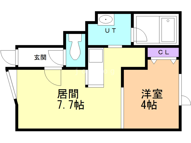 コンフォートあいの里の間取り