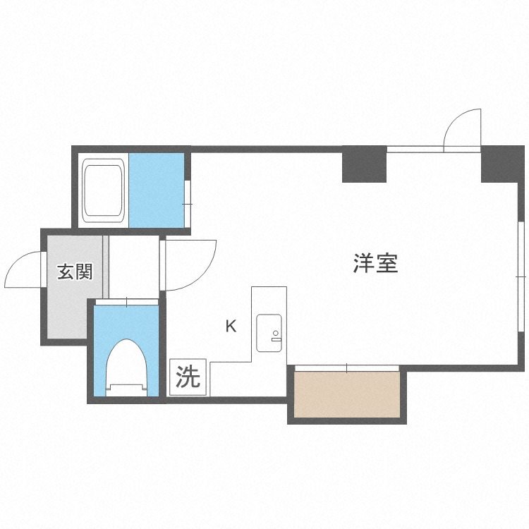 エクセレンス元町の間取り