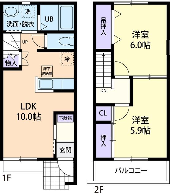 ｓｏｌｅｉｌ　Ｂの間取り