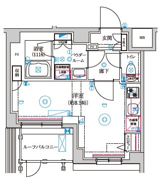 セジョリ高井戸IIの間取り