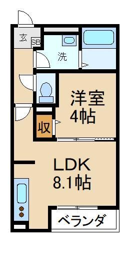 プライムキューブの間取り