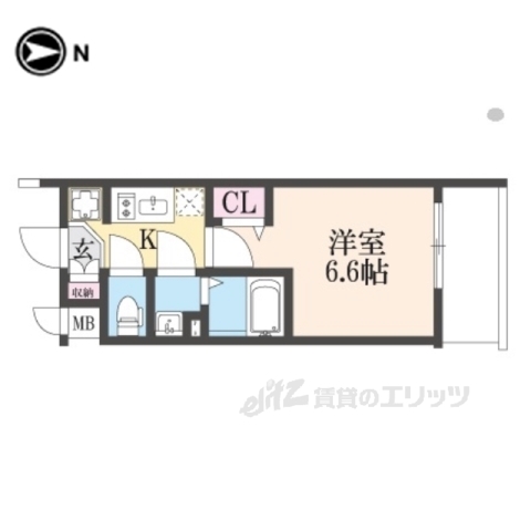 ファステート京都東福寺パラベルの間取り