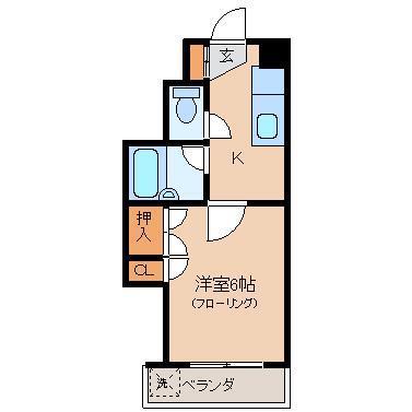 ガーデンハイム清武の間取り