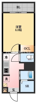 長崎市諏訪町のマンションの間取り