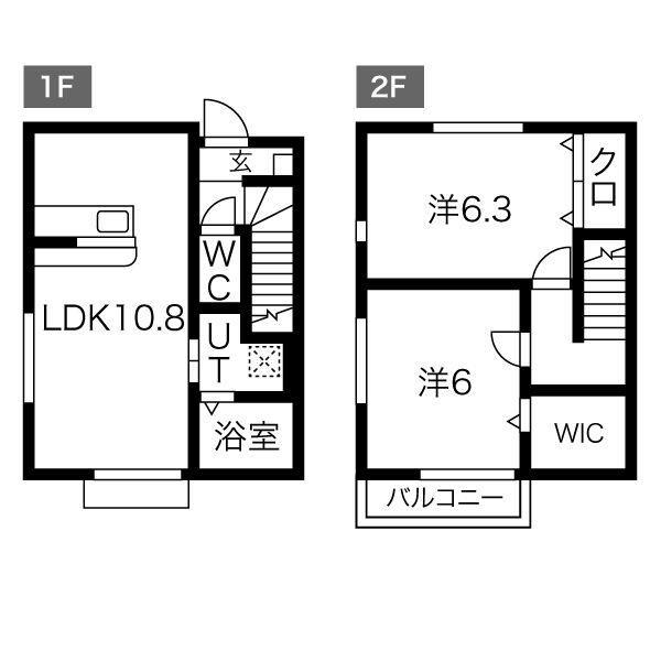 アズグレイスVの間取り