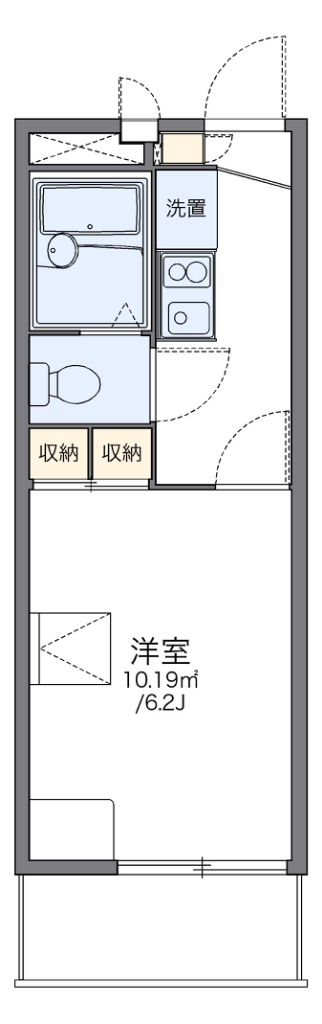 レオパレスアルカディの間取り