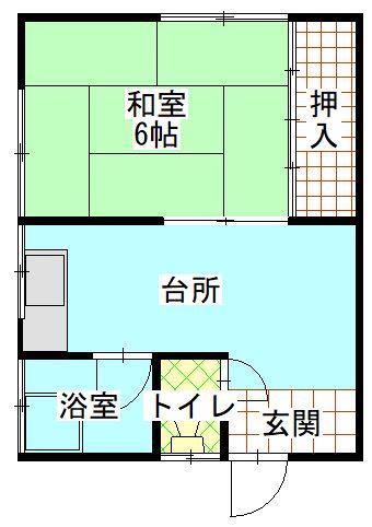 東和荘の間取り