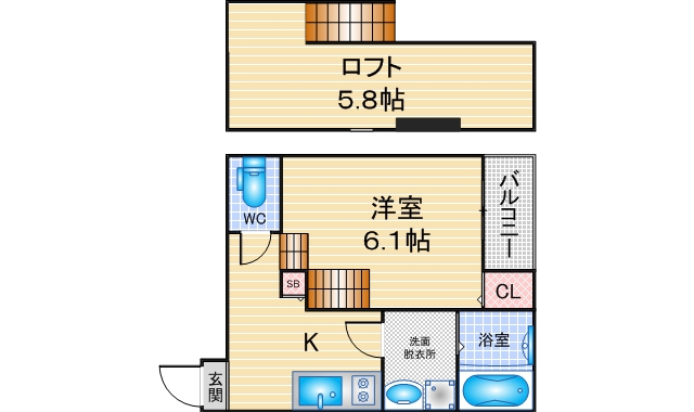 EM ブランドールの間取り