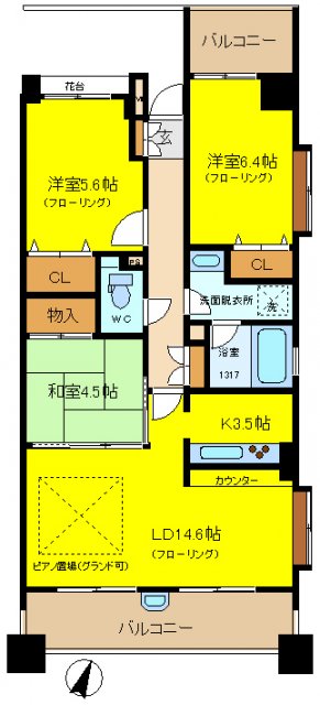 フォレスター王禅寺西の間取り