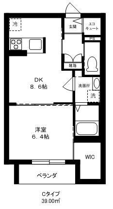 ローリエ国分寺の間取り