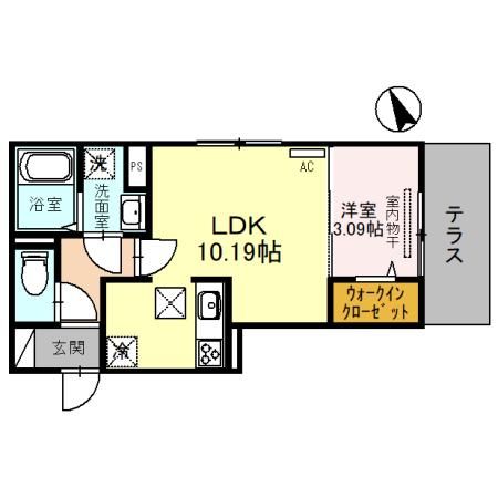 D-room松井山手南の間取り