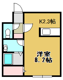 アンダーズ恵庭駅前の間取り