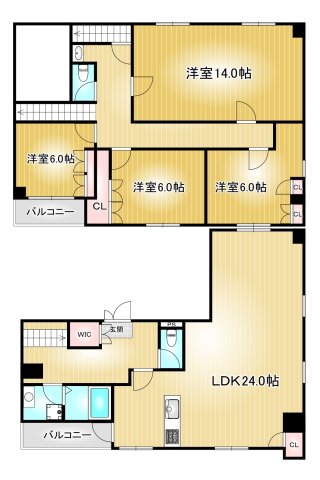 第47プロスパービルの間取り