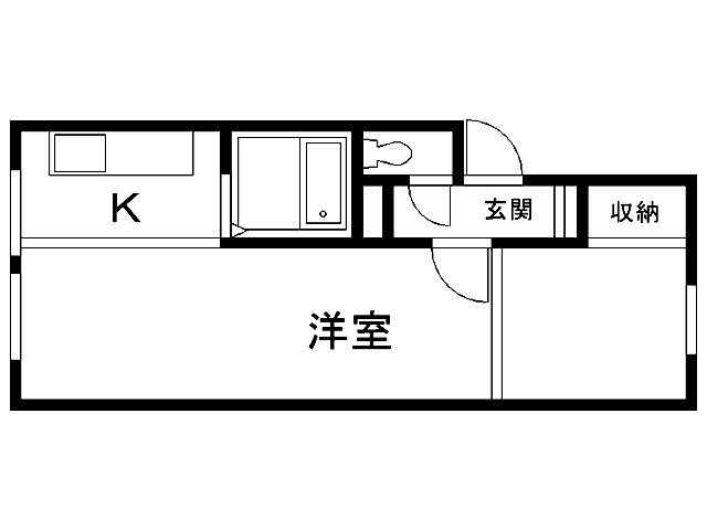 ビラニシカワの間取り