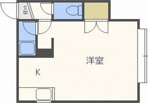 札幌市南区澄川五条のアパートの間取り