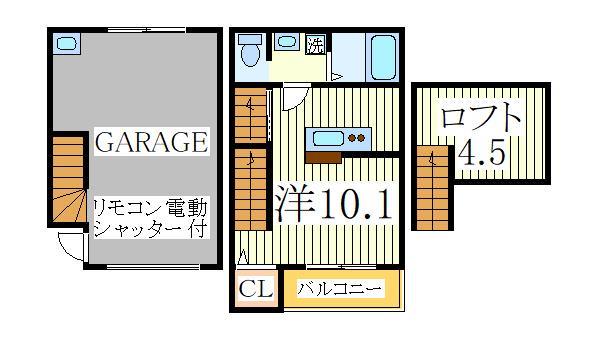 【ＳＫガレジオ六実の間取り】