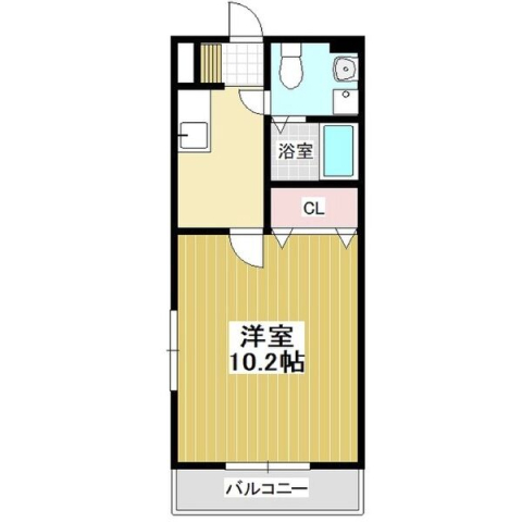 【安城市小川町のマンションの間取り】