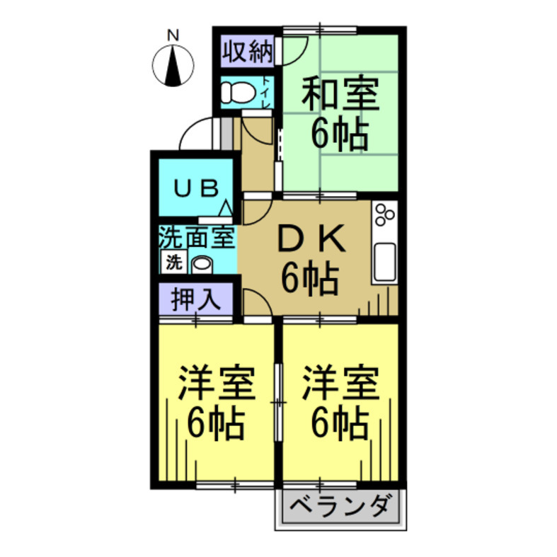 フローレスOTAの間取り