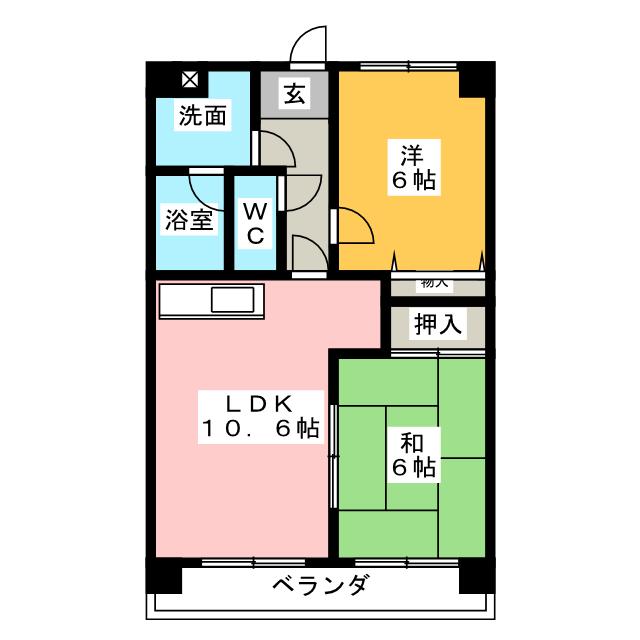 アイリット名和の間取り