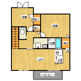 ラフィーネ須磨VIの間取り