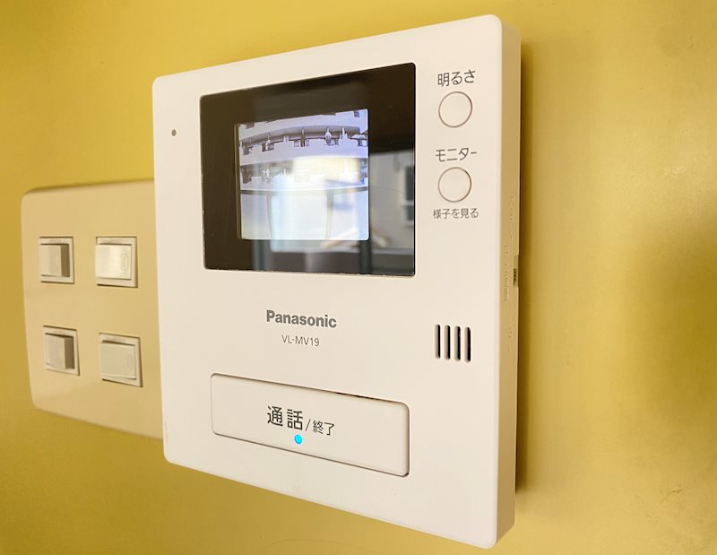 セキュリティ　来客時に便利なＴＶモニターホン