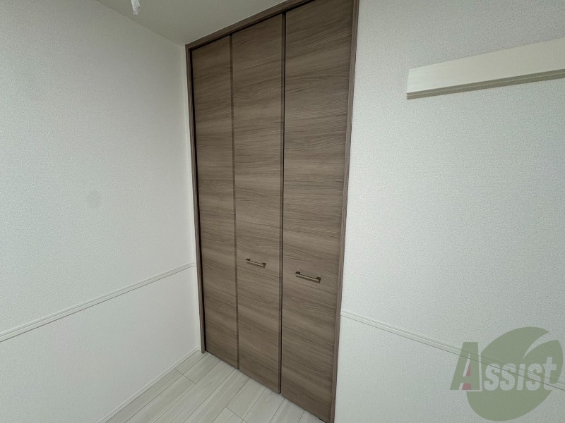 収納　ここに収納があります。収納があると部屋が広く使えます。