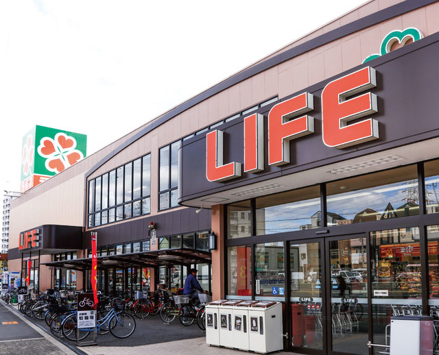 スーパー　ライフ新北島店（スーパー）まで515m