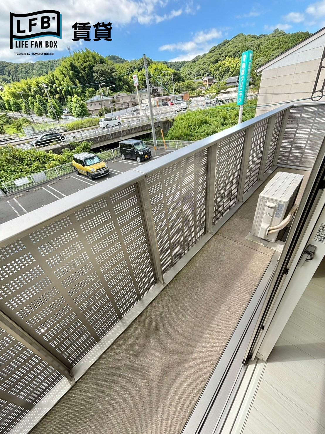 バルコニー　※２０２号室の写真です