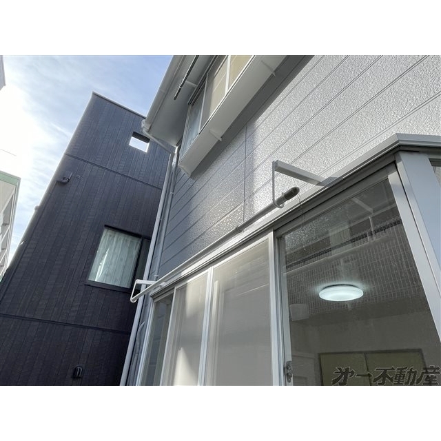 バルコニー　物干し場