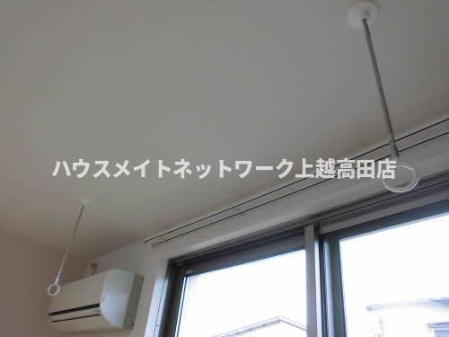 眺望　室内物干し