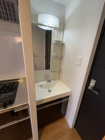 洗面設備　広い洗面スペース