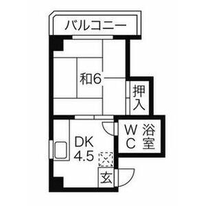 内田橋ロイヤルハイツIIの間取り写真