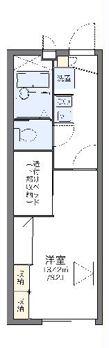 レオパレスアキの間取り