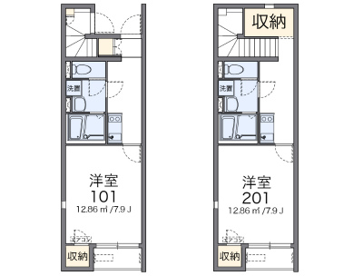 レオネクストリヴェールの間取り