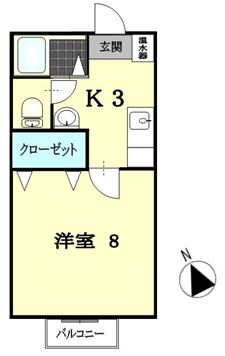 サンコーポ横座の間取り