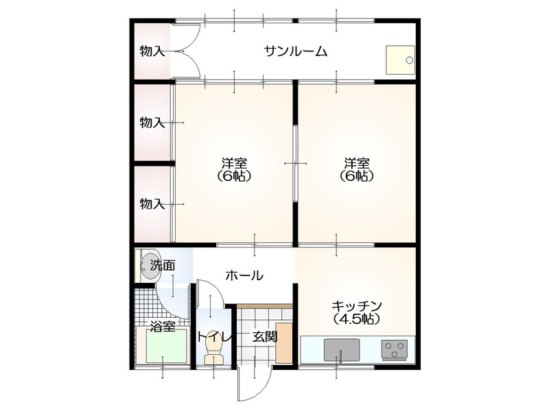 第一グリーンハイツの間取り