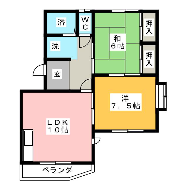 サンライフ五条の間取り