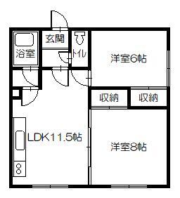 ひらきマンションの間取り