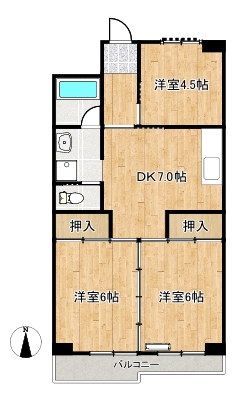 第3山崎マンションの間取り