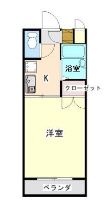 鹿児島市紫原のマンションの間取り