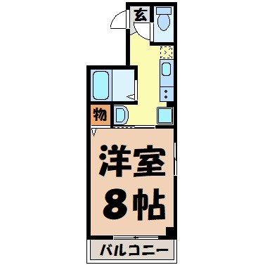 サンセイハイツ川名の間取り