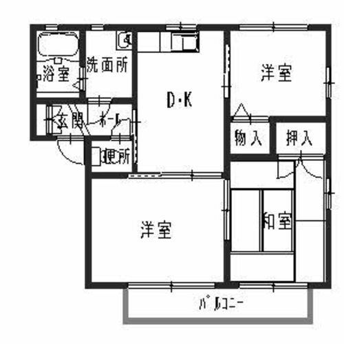 リメンブランス北新在家の間取り