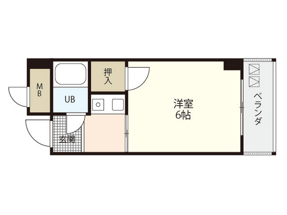 広島市安佐南区祇園のマンションの間取り