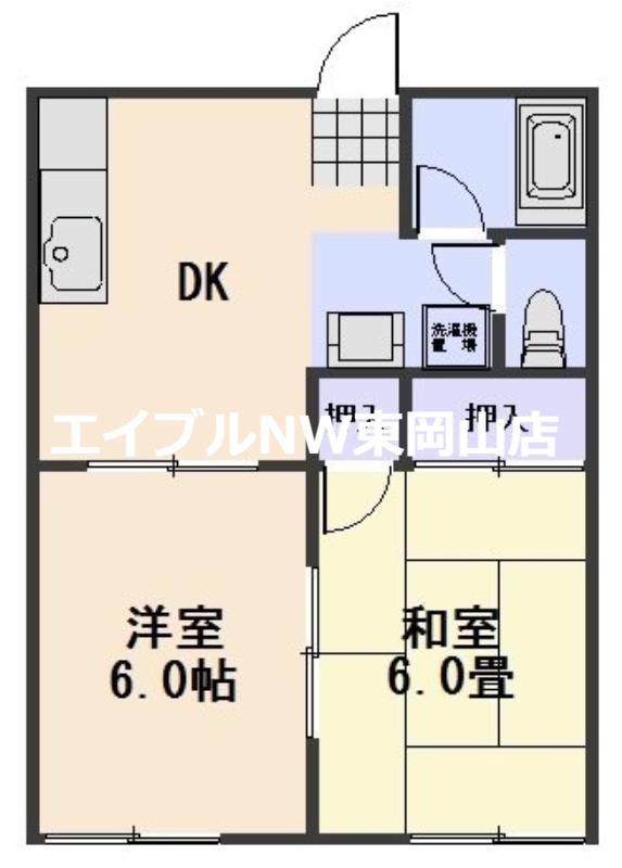 グリーンコート関の間取り