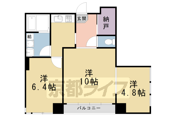 キャピタルコータス堀川の間取り