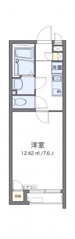 大和市深見のアパートの間取り