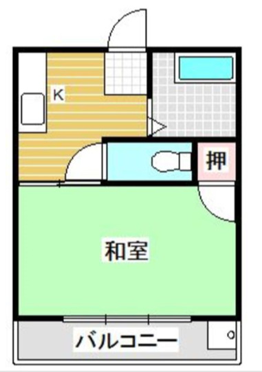 ハイツ赤坂の間取り