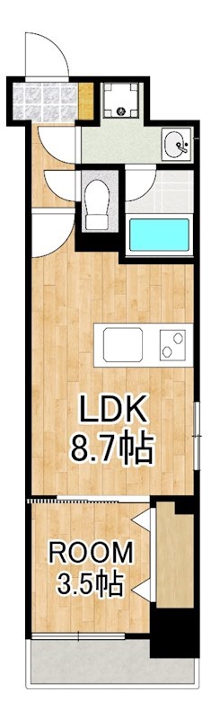 L-Casa大津駅前の間取り