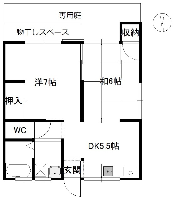 コーポ宮路の間取り