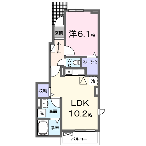 ティープラント　飛鳥の間取り